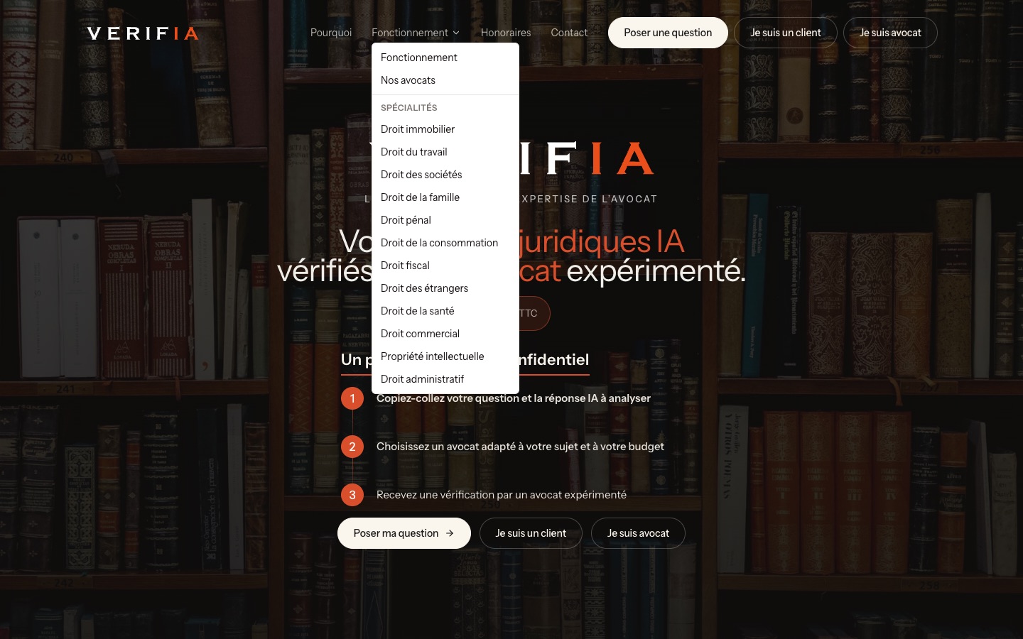 Menu « Fonctionnement »